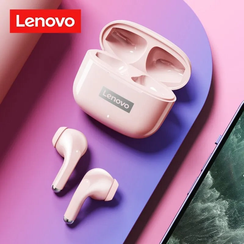 AUDIFONO INALAMBRICO LENOVO LP40PRO ROSADOS